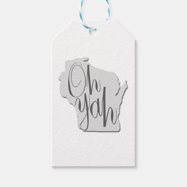 Oh Yah Classic Round Presentetikett (Framsidan)