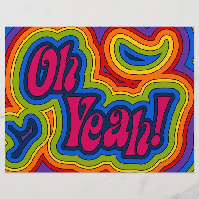 Oh Yeah! Flyer (Framsidan)