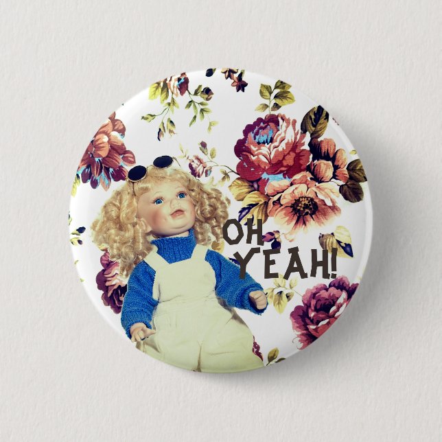 Oh Yeah skraj knäppas Knapp (Framsida)