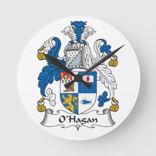 O'Hagan-familjekort Rund Klocka