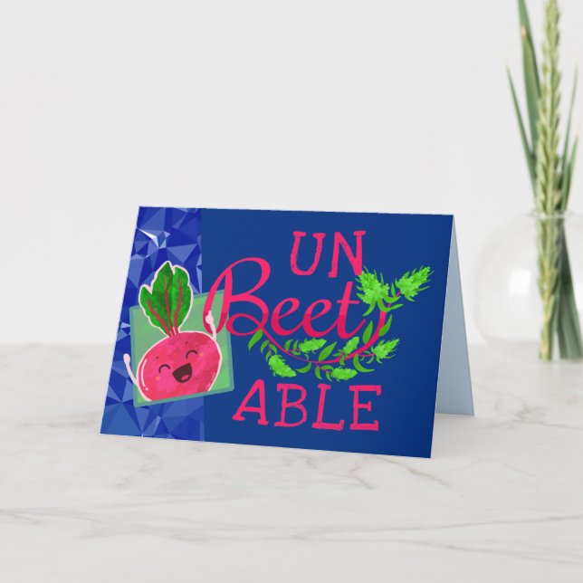 Ohållbar - Punny Garden Kort (Framsida)