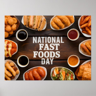 Ohälsosam snabb livsmedelsspridning med såser poster