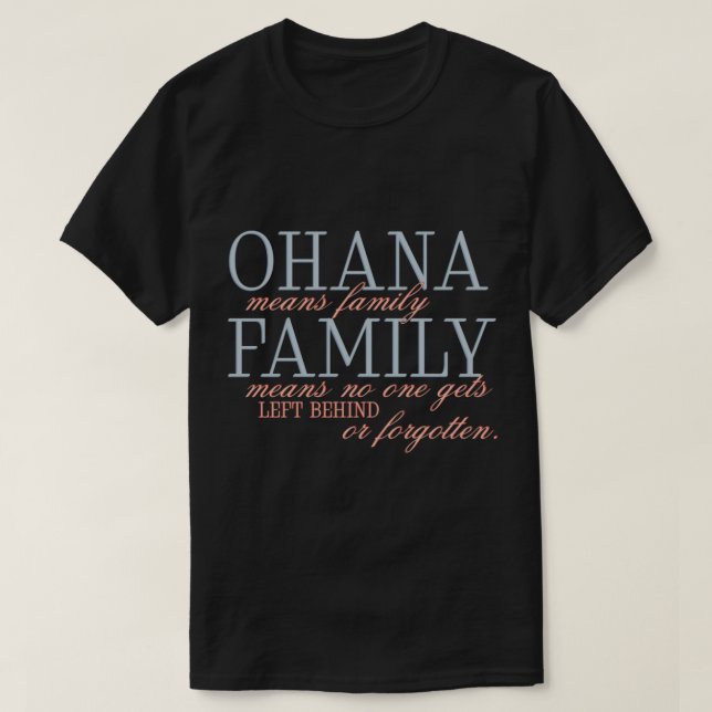 Ohana Classic T-Shirt (Design framsida)