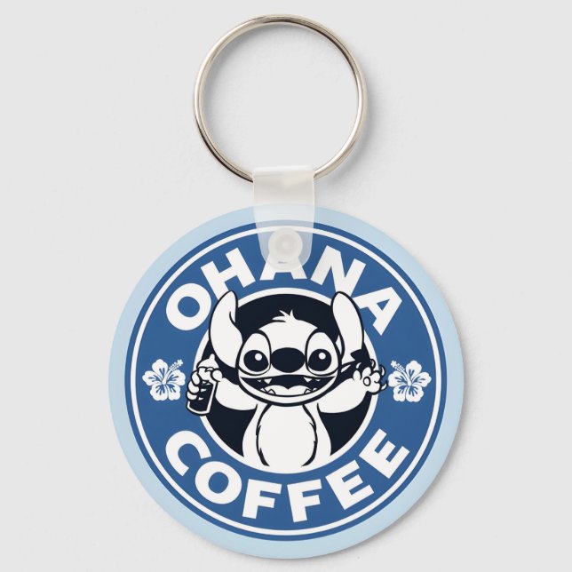 Ohana Coffee-logotyp Nyckelring (Framsida)