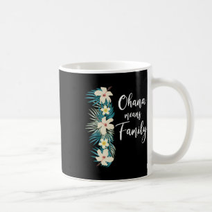 Ohana Elak Family Hawaiian Flower Vacation Kaffemugg