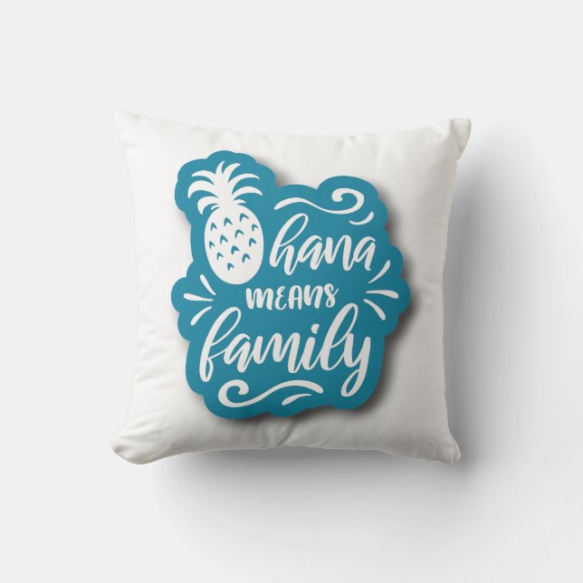 OHANA ELAK FAMILY QUOTE KUDDE (Framsida)