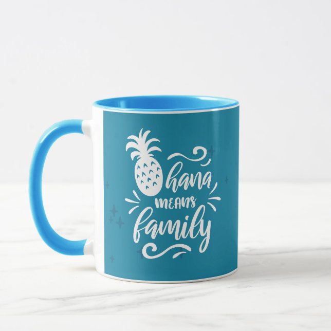 OHANA ELAK FAMILY QUOTE MUGG (Vänster)