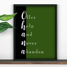 Ohana Family Sweet Say Poster