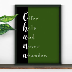 Ohana Family Sweet Say Poster