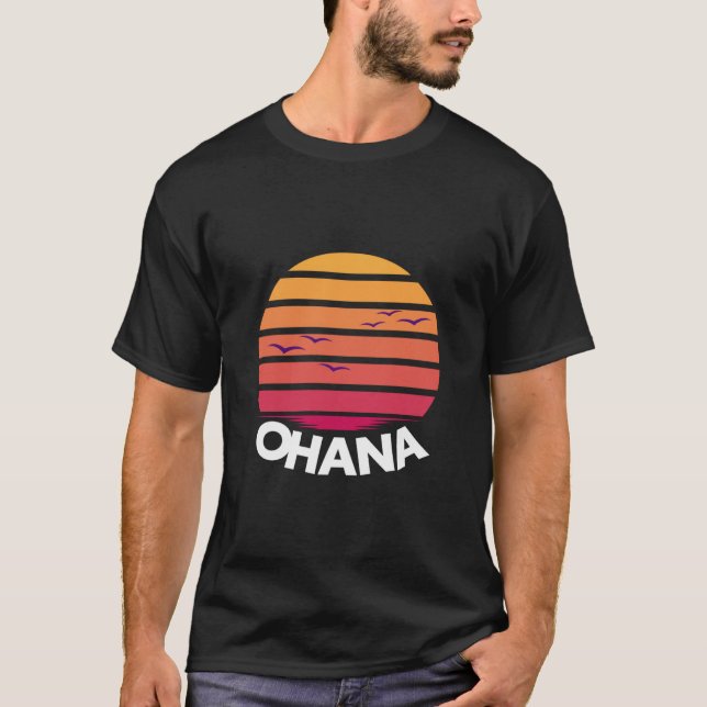 Ohana Hawaii Outfit Women s & Manar s Aloha Hawaii T Shirt (Framsida)