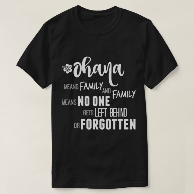Ohana in white Essential T-Shirt (Design framsida)