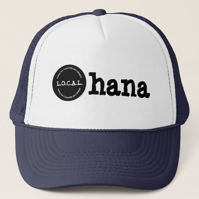 Ohana L.O.C.A.L.Trucker hatt Truckerkeps (Framsida)