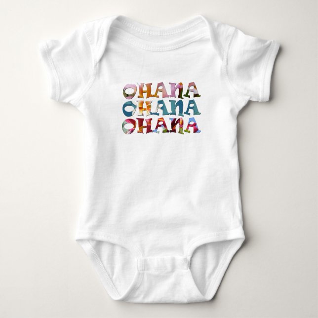 Ohana ohana t shirt (Framsida)