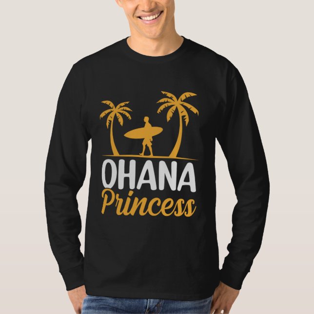 Ohana Princess I Ohana T Shirt (Framsida)