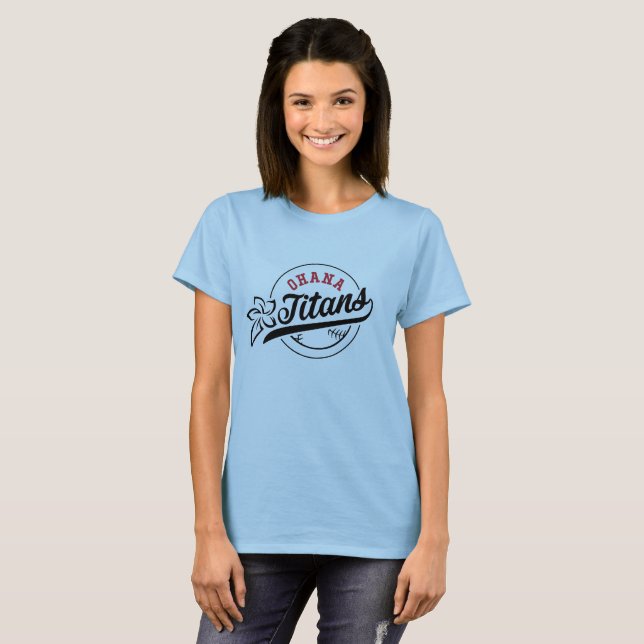 Ohana Titans Women's Basic T-Shirt (Hel framsida)