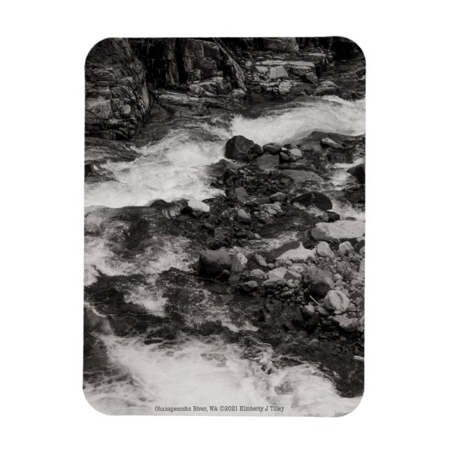Ohanapecoshs River, WA Magnet (Vertikal)