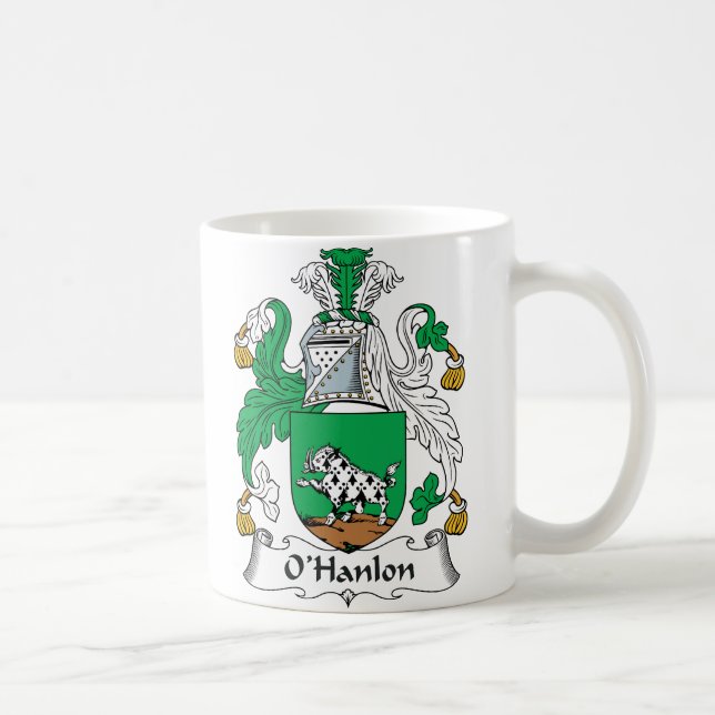 O'Hanlon familjvapensköld Kaffemugg (Höger)