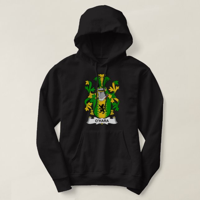 O'Hara Coat of Arms  Family Crest  Hoodie (Design framsida)
