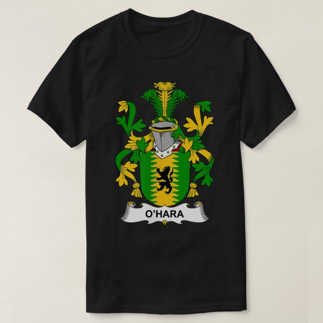 O'Hara Coat of Arms  Family Crest  T Shirt (Design framsida)