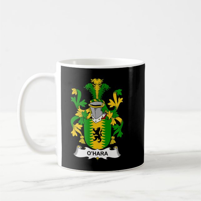 O'Hara Jackar om Arm Family Crest Kaffemugg (Vänster)
