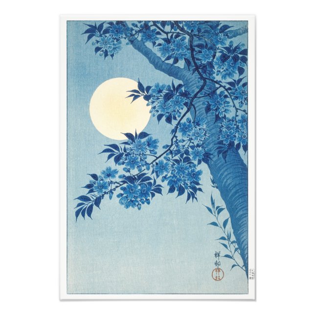 Ohara Koson Japansk Art Fototryck (Framsidan)