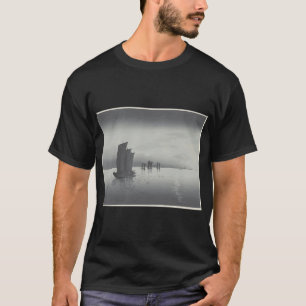 Ohara Koson Kwak på gren T Shirt