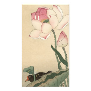 Ohara Koson, Lotus Flower - Japansk Art Fototryck