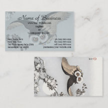 Ohara Koson Scops Uggla Körsbärsblommor & Måne