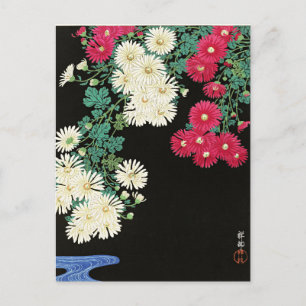 Ohara Kosons berömd, Chrysanthemums Vykort