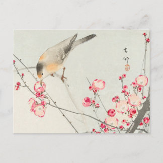 ohara koson's Japanese painting postcard,小原古邨の日本画 Vykort