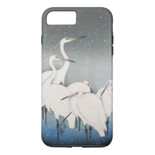 Ohara Kosons Vintage Egrets i Snö