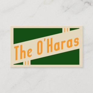 o'haras jazz-bandet visitkort