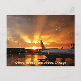 O'Hare Internationell Airport (Chicago) Postcard Vykort