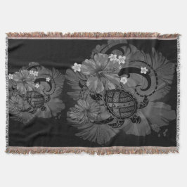 ÖHawaiian Karta Big Turtle Hibiscus Plumeria T Filt