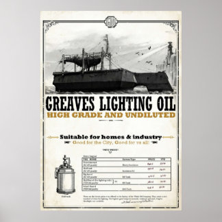 Ohedrad Greaves Lighting Oil Poster