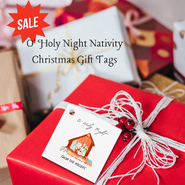 O'Heliga Nght Ntivity jul Gift Märkre Gåvor Etiketter