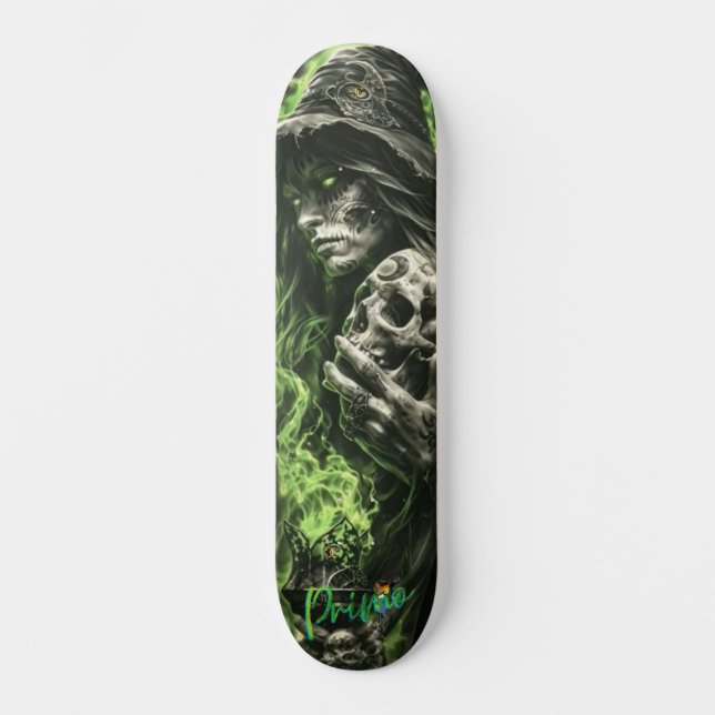 Oheligt Mini Skateboard Bräda 18,5 Cm (Framsida)