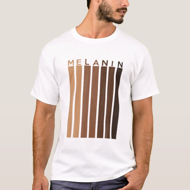Oheneba: Melanin Shades Black Pride Gift T Shirt (Framsida)