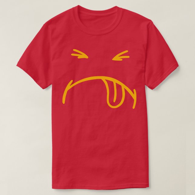 Ohh ansikte symbol t shirt (Design framsida)