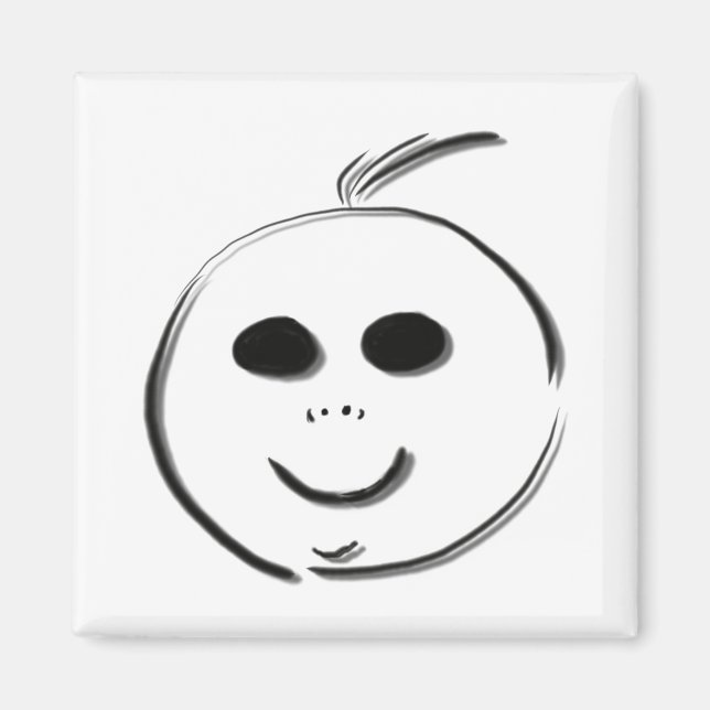 Ohh.. Baby Doodlenut genom korsdum-formgivning Magnet (Framsidan)