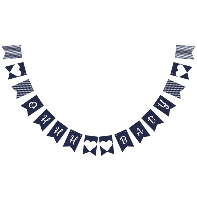 Ohh Baby Nautical Bunting Vimplar (Alla)