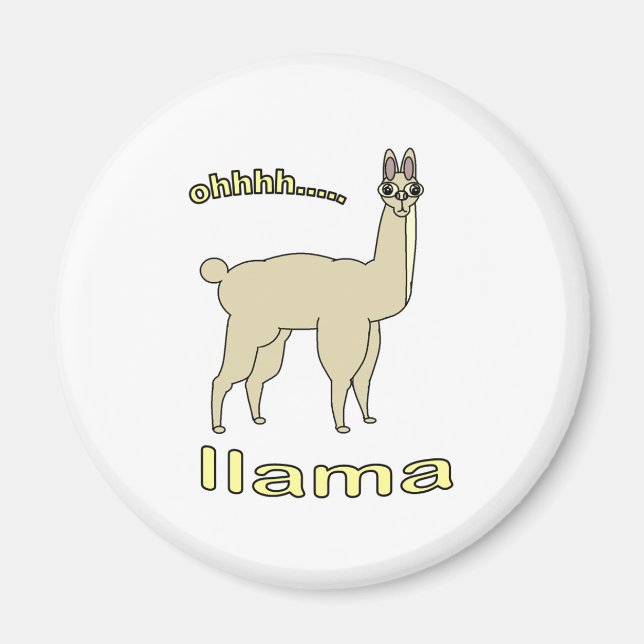 Ohh Llama Magnet (Framsidan)