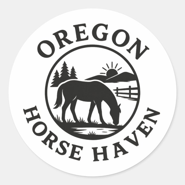 OHH Sticker Runt Klistermärke (Framsida)