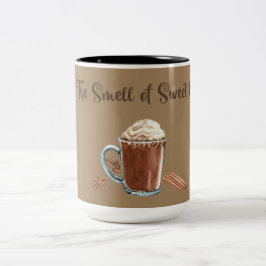 Ohh the SWEET SMELL OF COFFEE Två-Tonad Mugg
