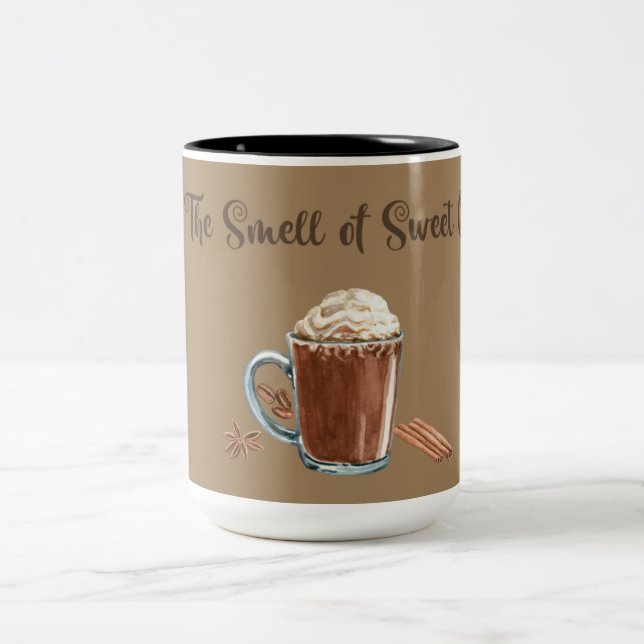 Ohh the SWEET SMELL OF COFFEE Två-Tonad Mugg (Center)