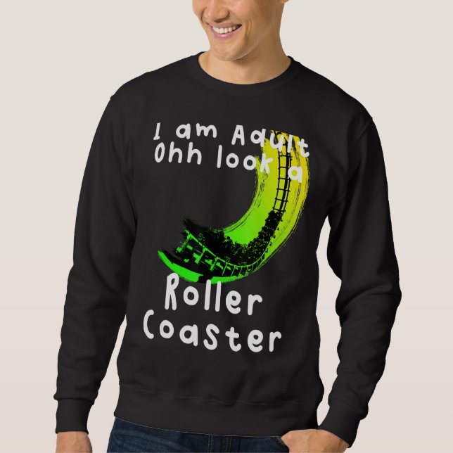 Ohh, titta på en roller Underlägg Lång Ärmad Tröja (Framsida)