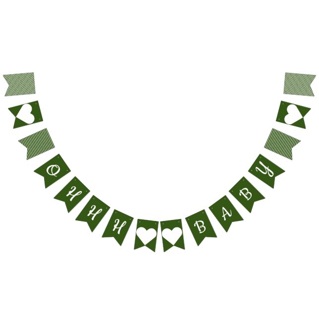 Ohhh Baby Bunting Bunting Flags Vimplar (Alla)