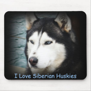 ohhshadow älskar jag siberian husky musmatta