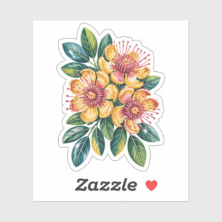 Ohia Lehua Cut Vinyl Sticker Klistermärken