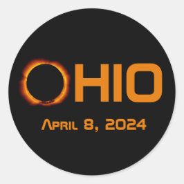 Ohio 2024 Total solcellsutrustning Runt Klistermärke